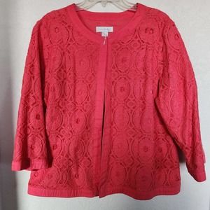 Christopher Banks Open Corral Jacket perfect for Spring size XL